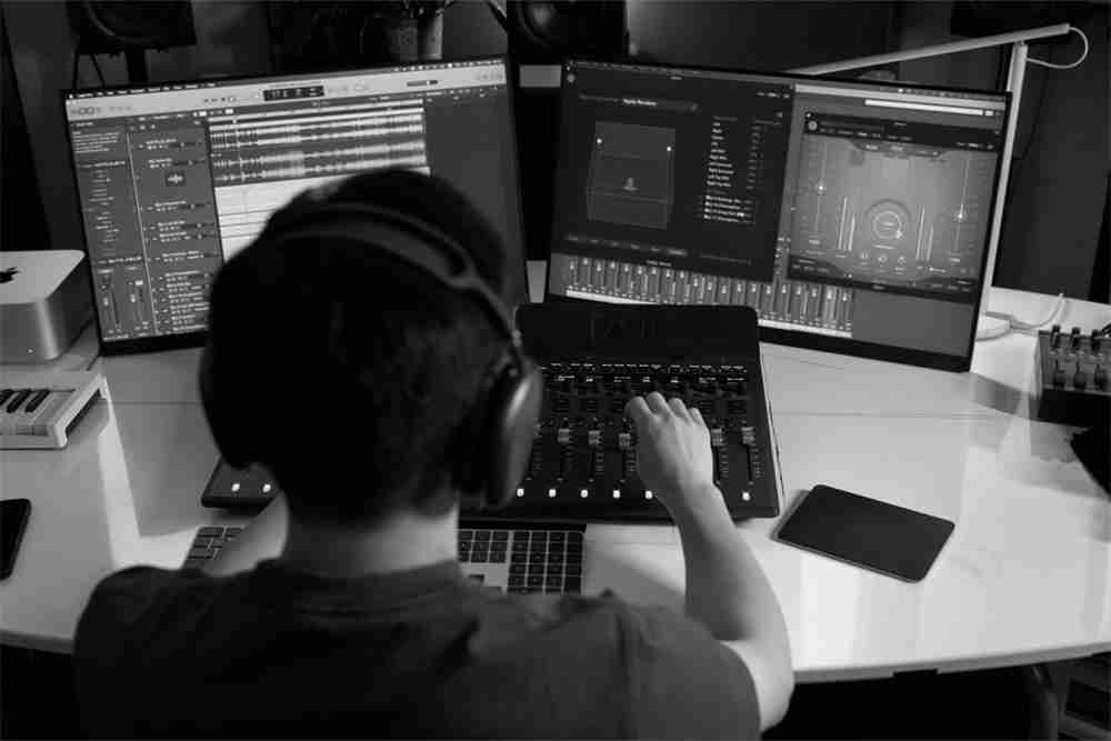 Apple_Nine-Music-Artists-Create-Tribute-Compilation-to-Honor-the-Centenary-of-Renowned-Chinese-Composer-Chou-Wen-chung-in-Spatial-Audio_Audio-engineer-Zhang-Lin-mixing-Long-Gong-in-Spatial-Audio-in-Logic-Pro.jpg